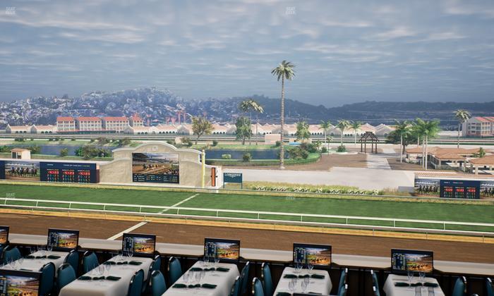 Del Mar Thoroughbred Club - Section Turf Club Lvl 4 Tbl 321 Seat View