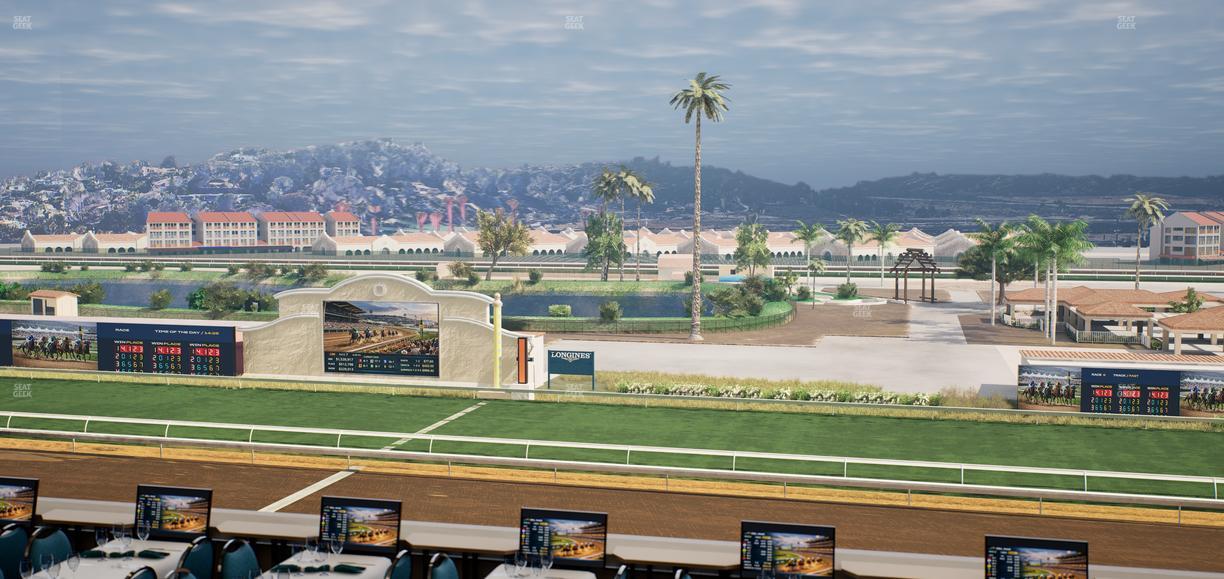 Del Mar Thoroughbred Club - Section Turf Club Lvl 4 Tbl 322 Seat View