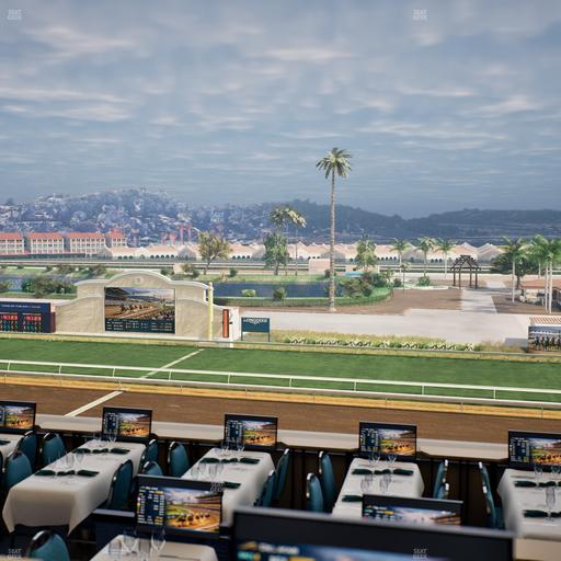 Del Mar Thoroughbred Club - Section Turf Club Lvl 4 Tbl 322 Seat View