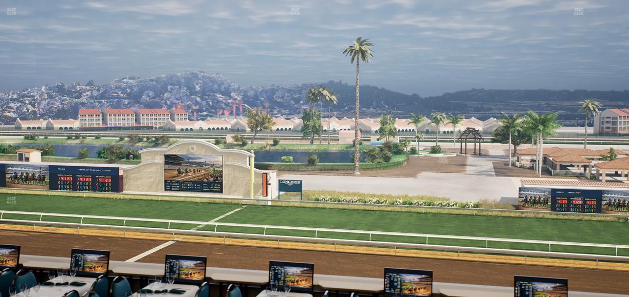 Del Mar Thoroughbred Club - Section Turf Club Lvl 4 Tbl 323 Seat View
