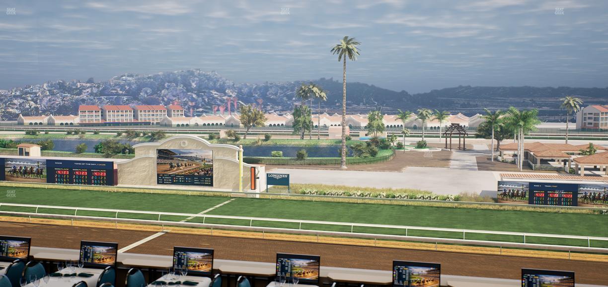 Del Mar Thoroughbred Club - Section Turf Club Lvl 4 Tbl 324 Seat View