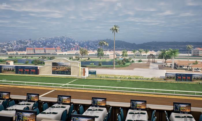 Del Mar Thoroughbred Club - Section Turf Club Lvl 4 Tbl 324 Seat View