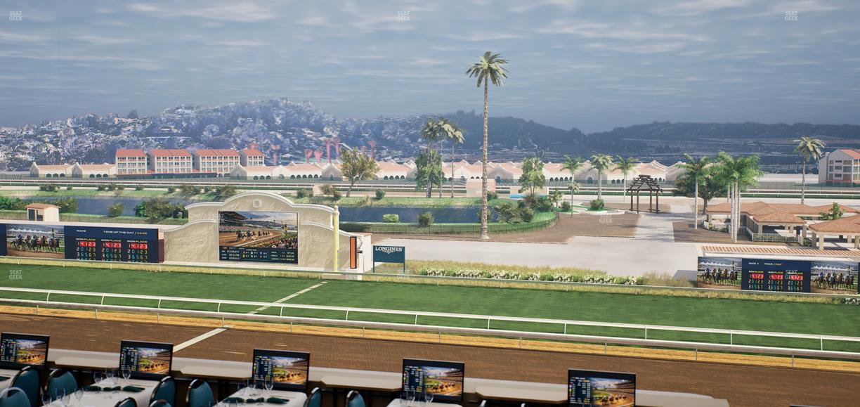 Del Mar Thoroughbred Club - Section Turf Club Lvl 4 Tbl 325 Seat View