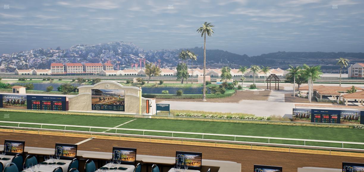 Del Mar Thoroughbred Club - Section Turf Club Lvl 4 Tbl 326 Seat View