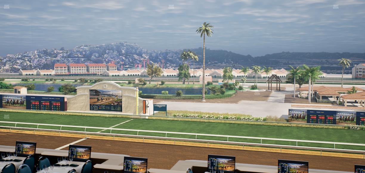 Del Mar Thoroughbred Club - Section Turf Club Lvl 4 Tbl 328 Seat View