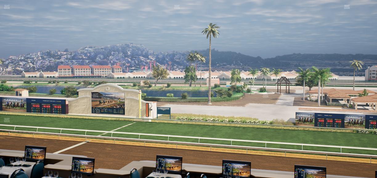 Del Mar Thoroughbred Club - Section Turf Club Lvl 4 Tbl 329 Seat View