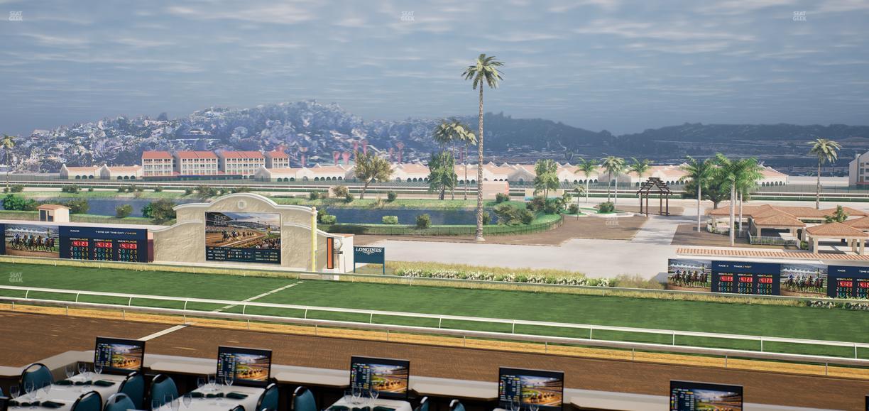 Del Mar Thoroughbred Club - Section Turf Club Lvl 4 Tbl 330 Seat View