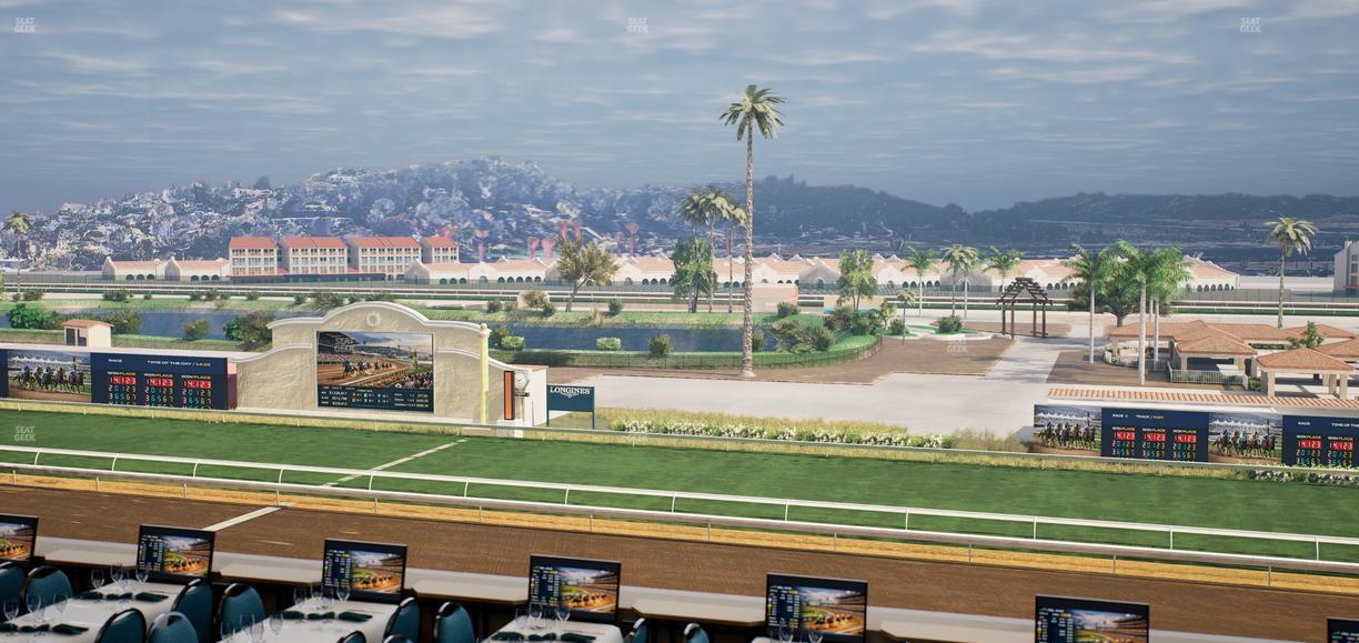 Del Mar Thoroughbred Club - Section Turf Club Lvl 4 Tbl 331 Seat View