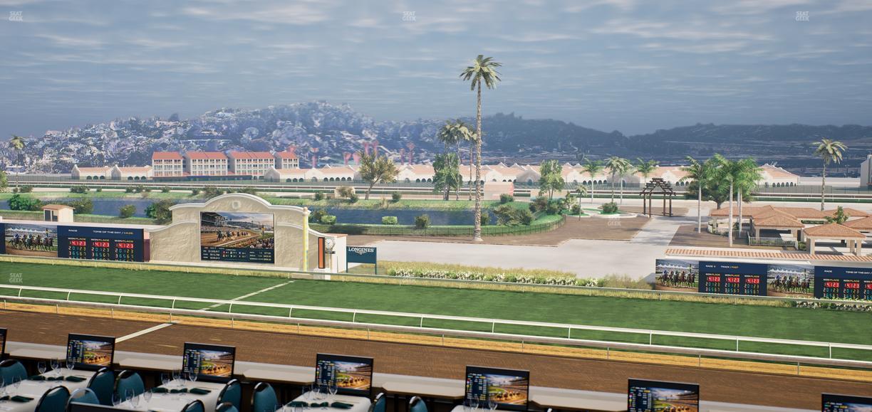 Del Mar Thoroughbred Club - Section Turf Club Lvl 4 Tbl 332 Seat View