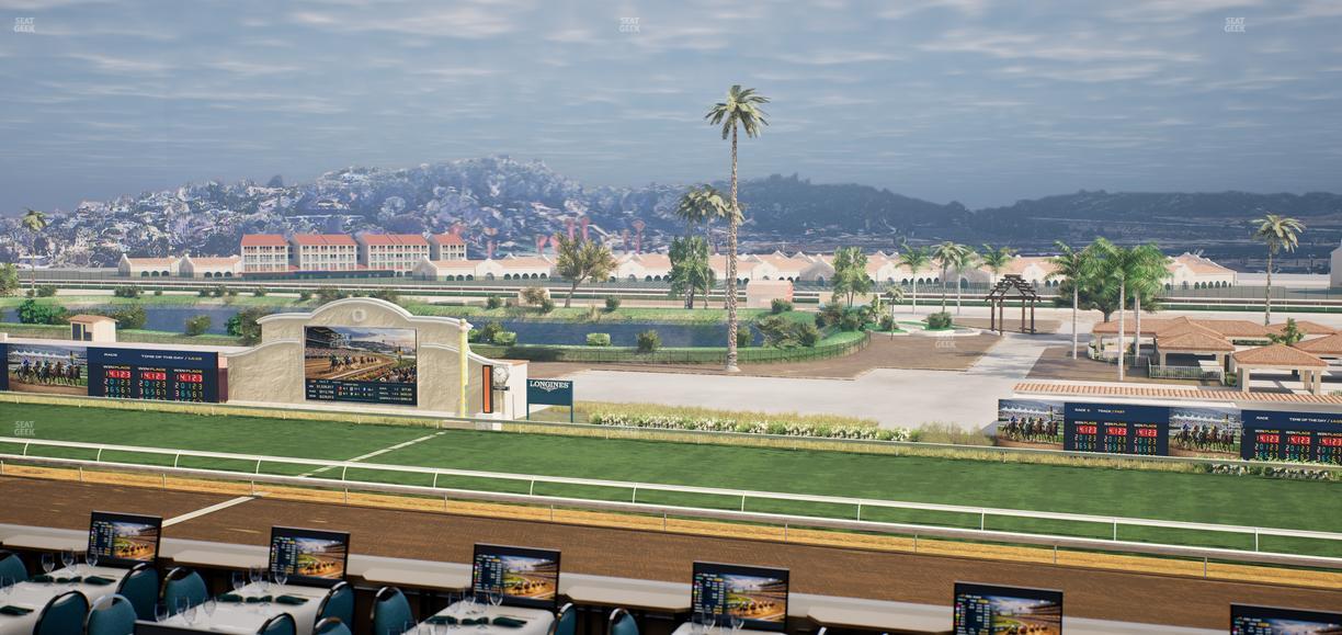 Del Mar Thoroughbred Club - Section Turf Club Lvl 4 Tbl 333 Seat View