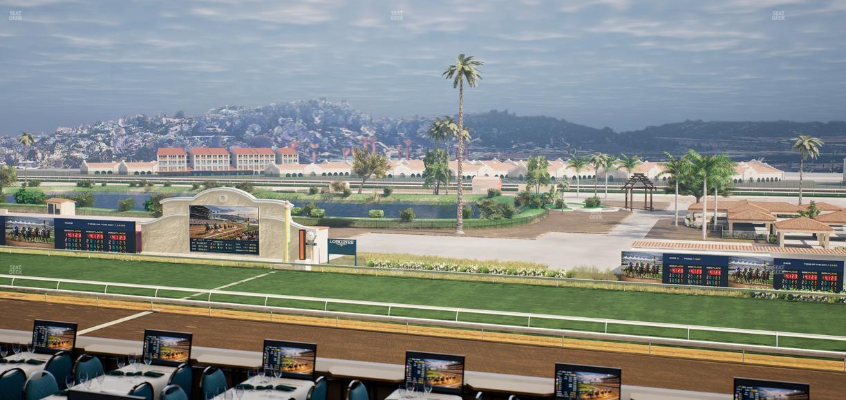 Del Mar Thoroughbred Club - Section Turf Club Lvl 4 Tbl 334 Seat View
