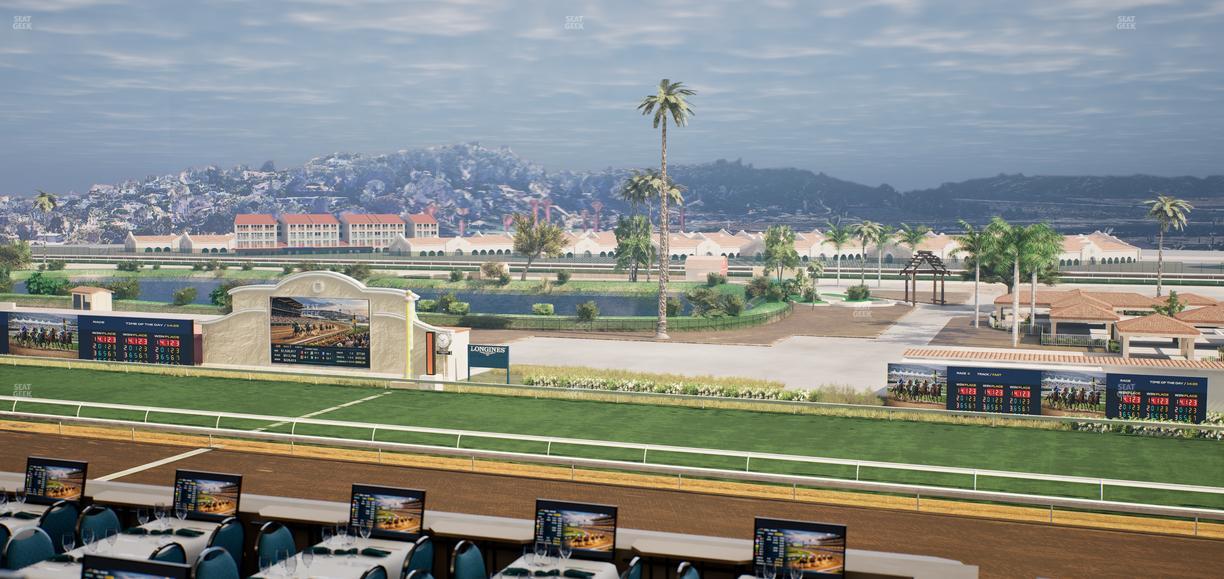 Del Mar Thoroughbred Club - Section Turf Club Lvl 4 Tbl 335 Seat View