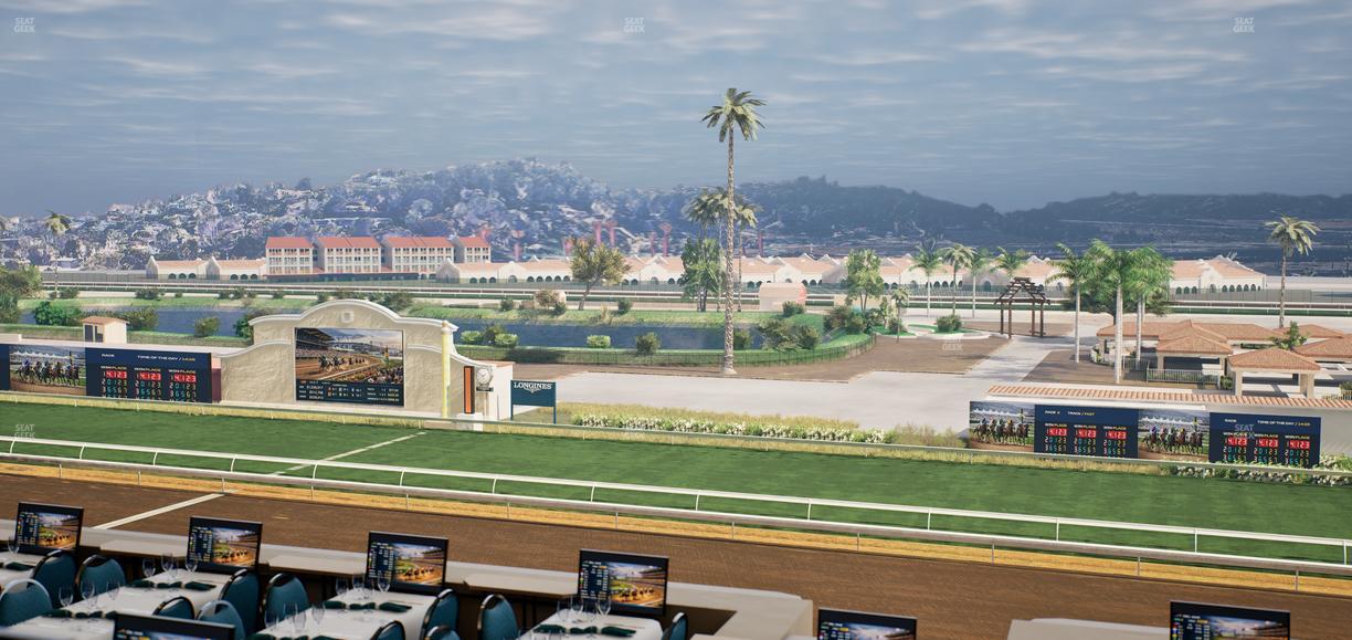 Del Mar Thoroughbred Club - Section Turf Club Lvl 4 Tbl 336 Seat View