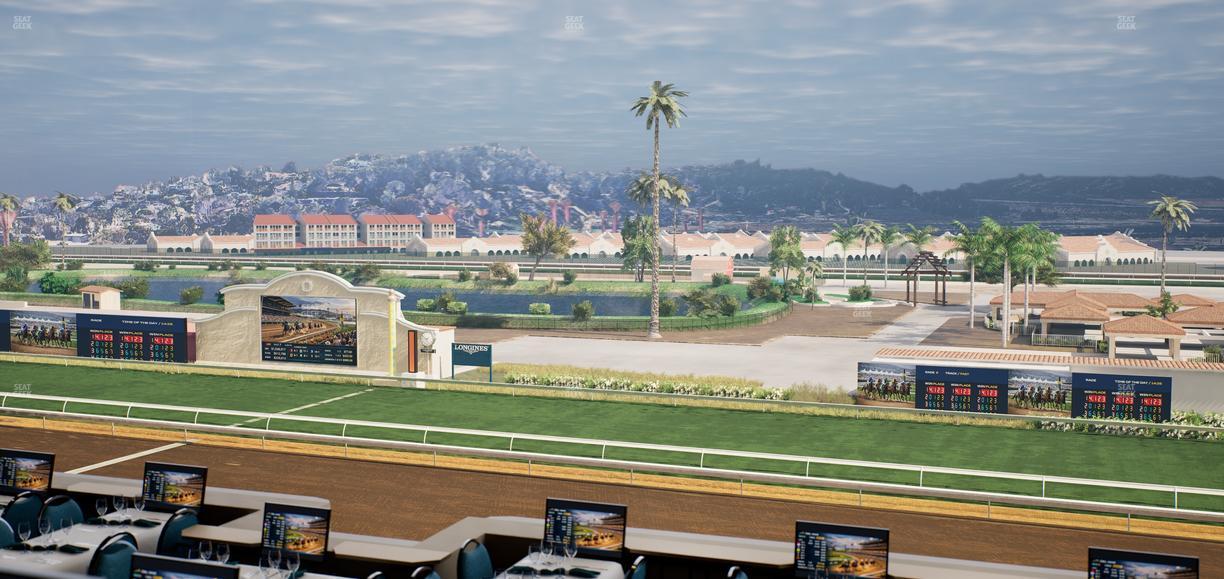 Del Mar Thoroughbred Club - Section Turf Club Lvl 4 Tbl 338 Seat View