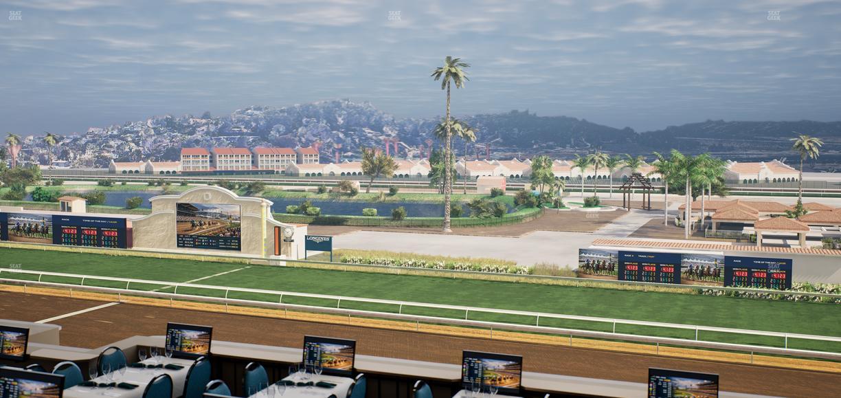 Del Mar Thoroughbred Club - Section Turf Club Lvl 4 Tbl 339 Seat View
