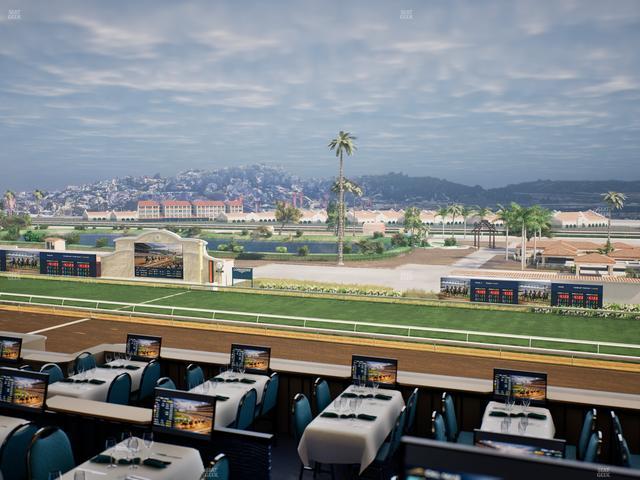 Del Mar Thoroughbred Club - Section Turf Club Lvl 4 Tbl 339 Seat View