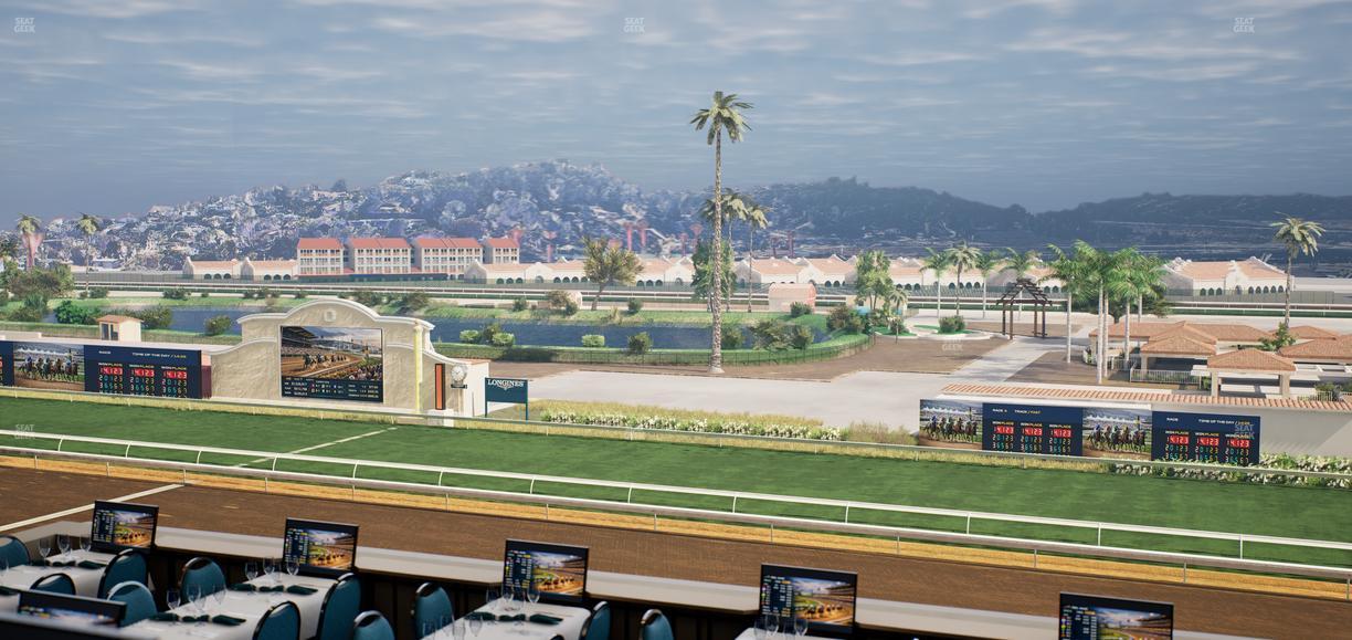 Del Mar Thoroughbred Club - Section Turf Club Lvl 4 Tbl 340 Seat View