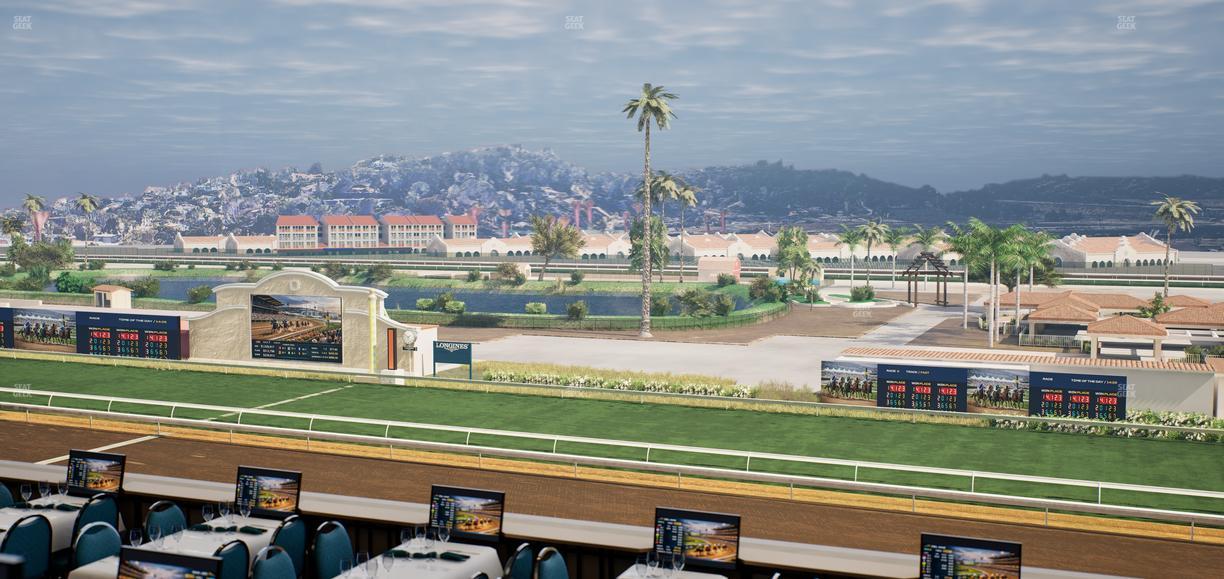 Del Mar Thoroughbred Club - Section Turf Club Lvl 4 Tbl 341 Seat View