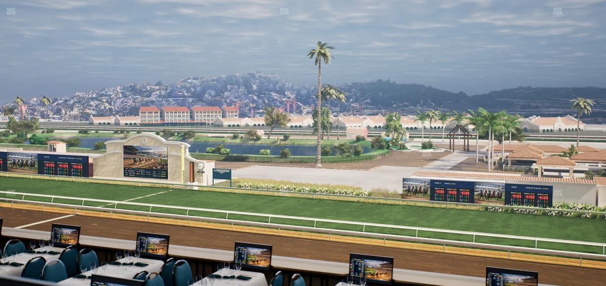 Del Mar Thoroughbred Club - Section Turf Club Lvl 4 Tbl 342 Seat View