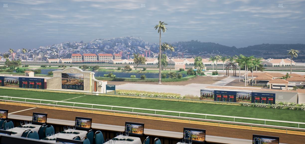 Del Mar Thoroughbred Club - Section Turf Club Lvl 4 Tbl 343 Seat View