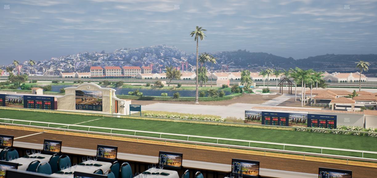 Del Mar Thoroughbred Club - Section Turf Club Lvl 4 Tbl 344 Seat View