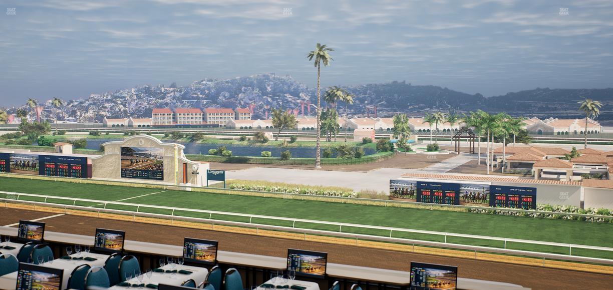Del Mar Thoroughbred Club - Section Turf Club Lvl 4 Tbl 346 Seat View