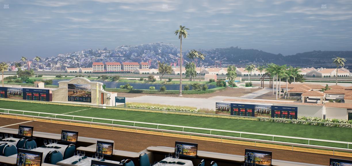 Del Mar Thoroughbred Club - Section Turf Club Lvl 4 Tbl 348 Seat View