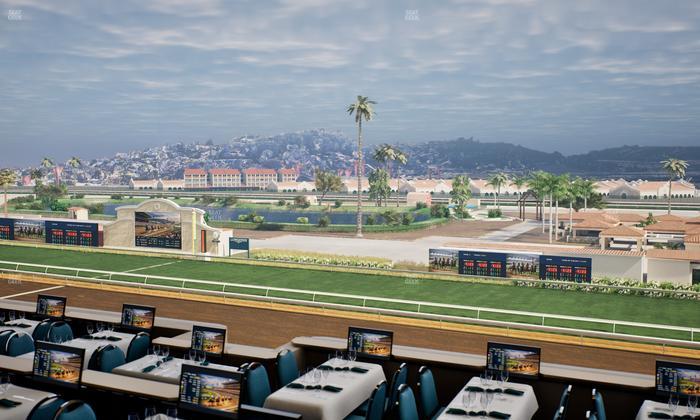 Del Mar Thoroughbred Club - Section Turf Club Lvl 4 Tbl 348 Seat View