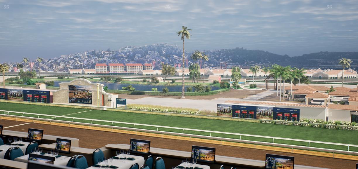 Del Mar Thoroughbred Club - Section Turf Club Lvl 4 Tbl 349 Seat View