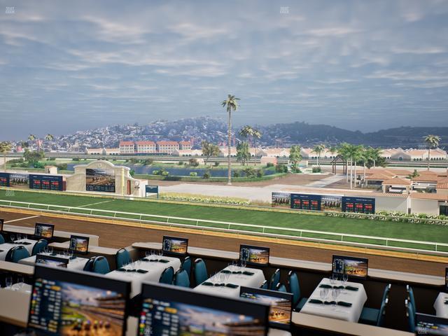 Del Mar Thoroughbred Club - Section Turf Club Lvl 4 Tbl 349 Seat View