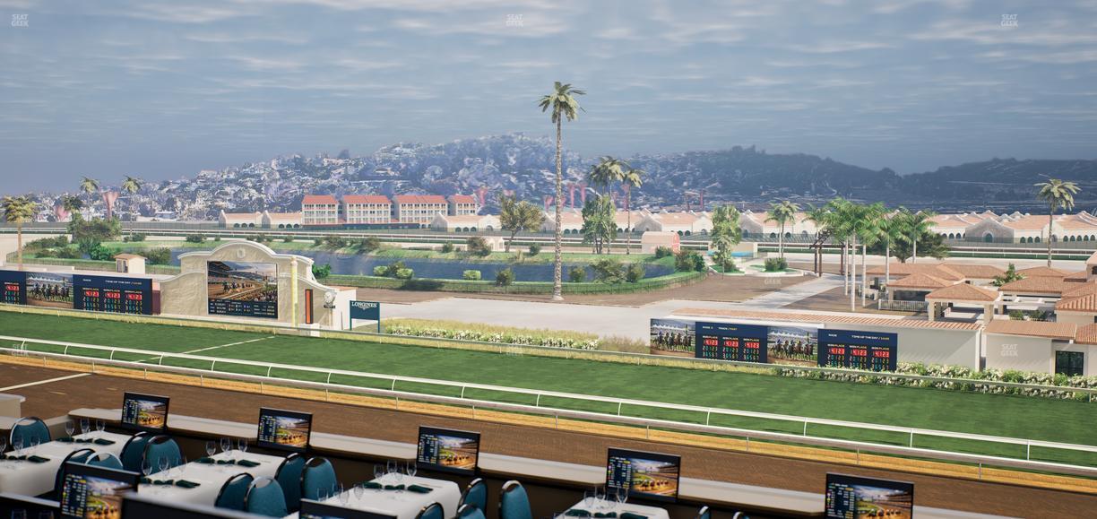 Del Mar Thoroughbred Club - Section Turf Club Lvl 4 Tbl 351 Seat View