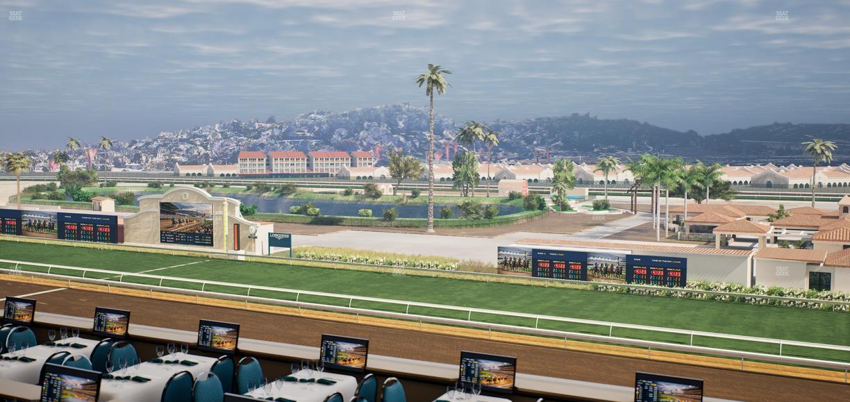 Del Mar Thoroughbred Club - Section Turf Club Lvl 4 Tbl 352 Seat View
