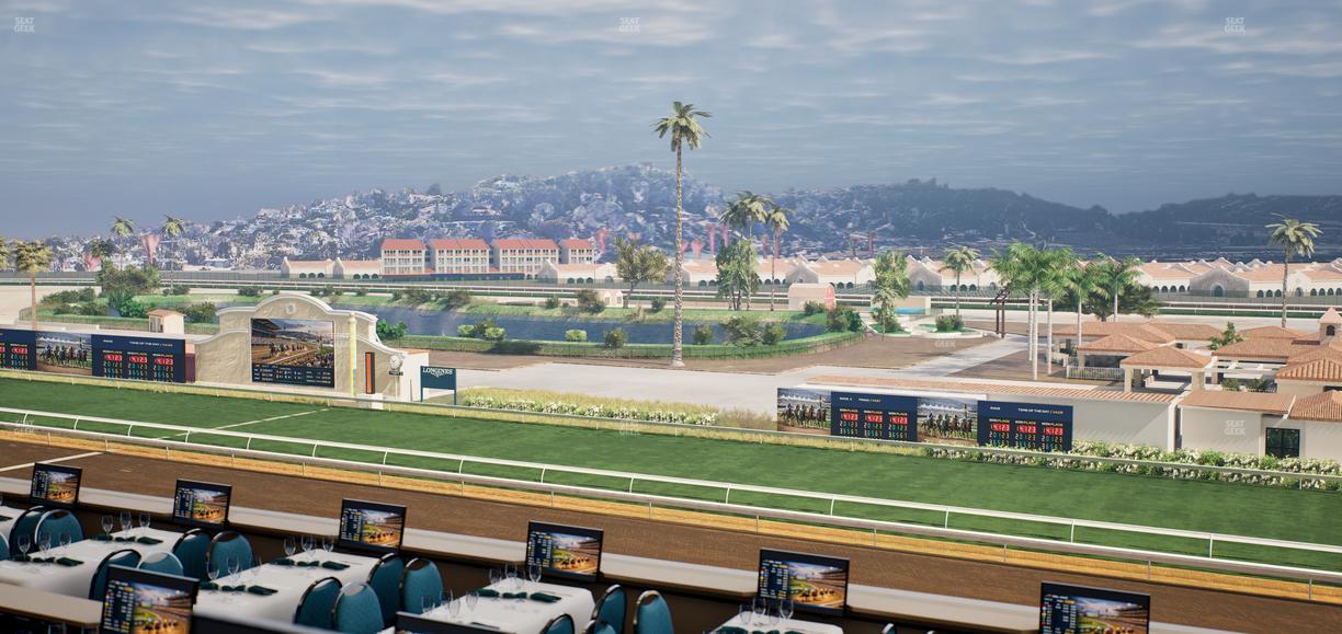 Del Mar Thoroughbred Club - Section Turf Club Lvl 4 Tbl 353 Seat View