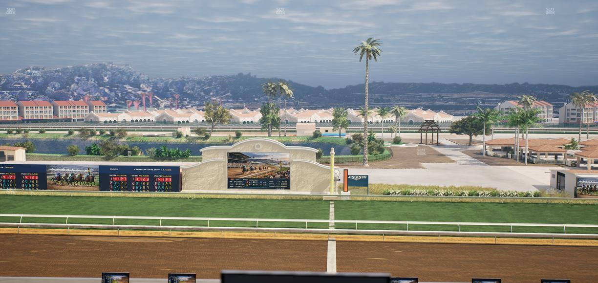 Del Mar Thoroughbred Club - Section Turf Club Lvl 4 Tbl 402 Seat View