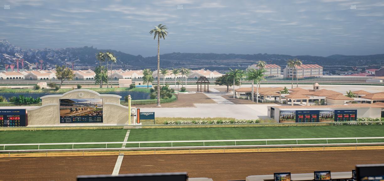 Del Mar Thoroughbred Club - Section Turf Club Lvl 4 Tbl 406 Seat View