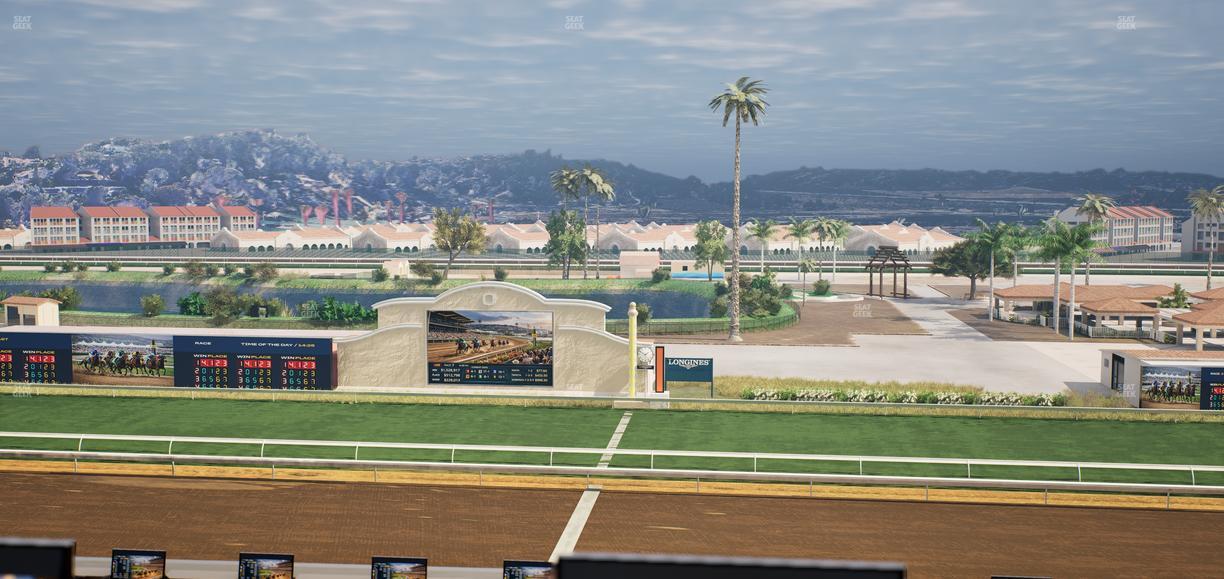 Del Mar Thoroughbred Club - Section Turf Club Lvl 4 Tbl 408 Seat View