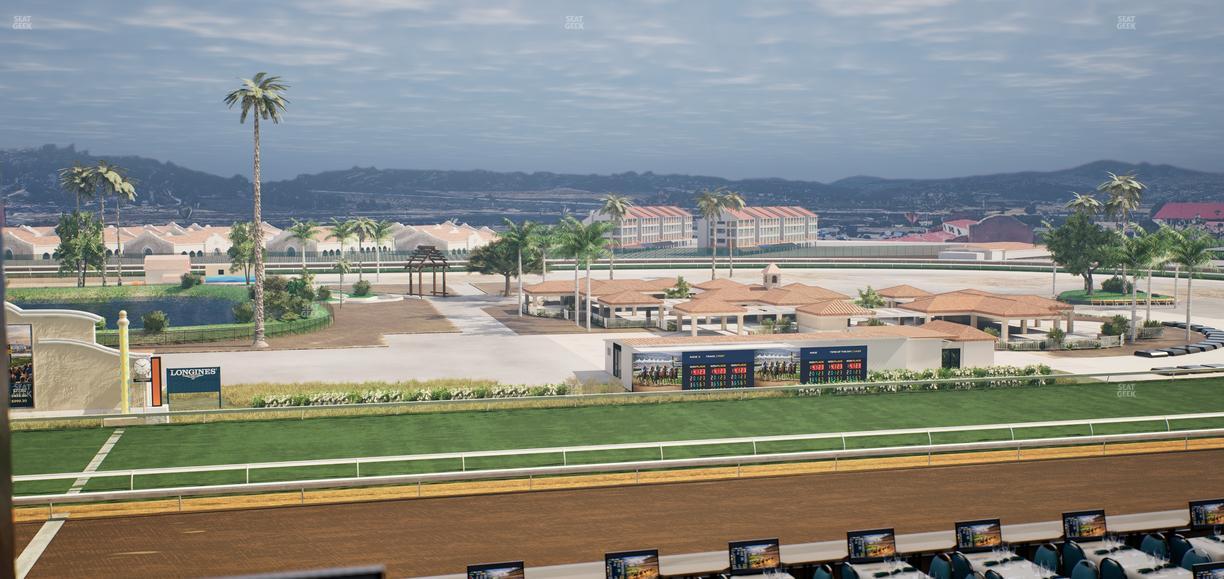 Del Mar Thoroughbred Club - Section Turf Club Lvl 4 Tbl 411 Seat View