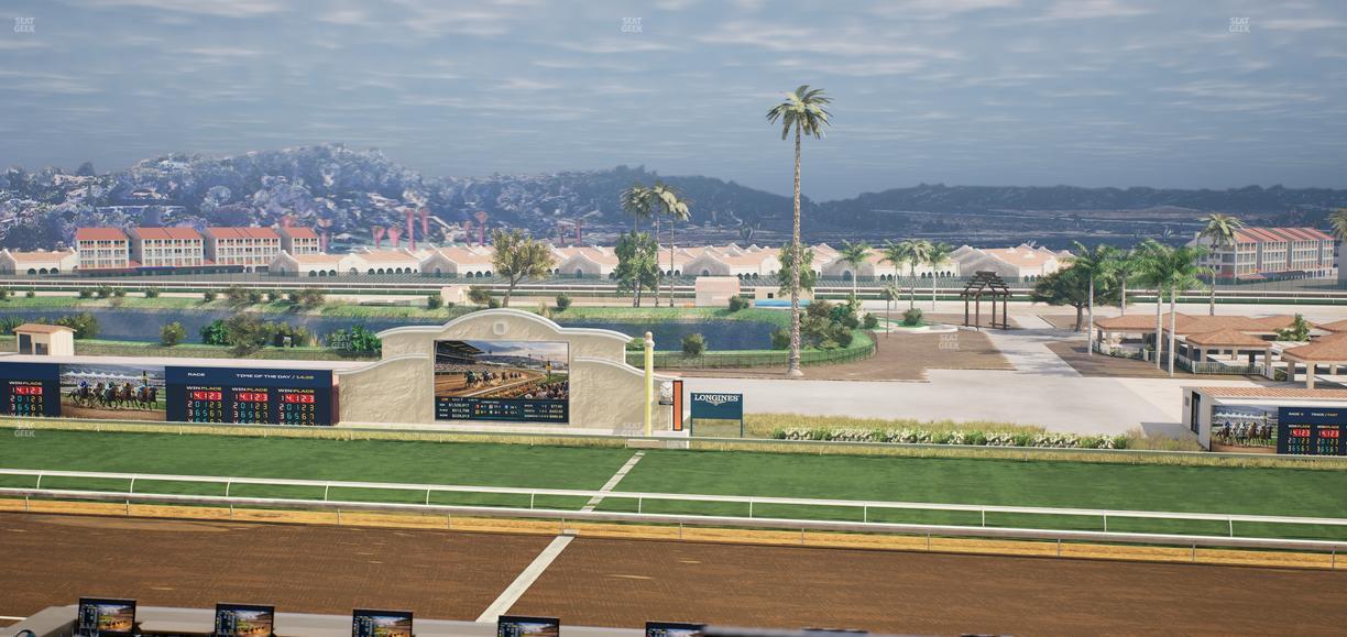 Del Mar Thoroughbred Club - Section Turf Club Lvl 4 Tbl 412 Seat View