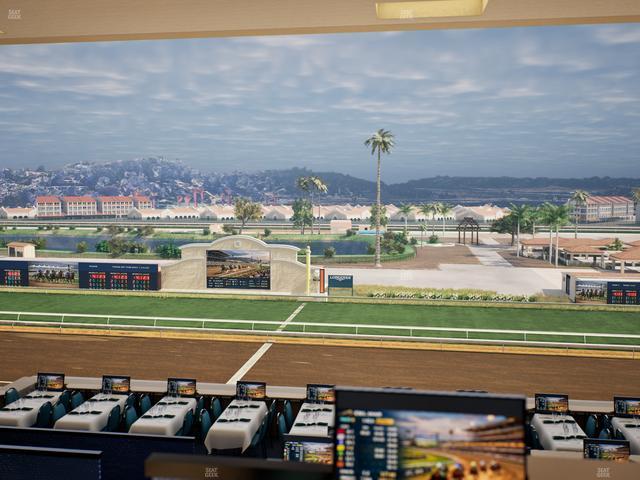 Del Mar Thoroughbred Club - Section Turf Club Lvl 4 Tbl 412 Seat View
