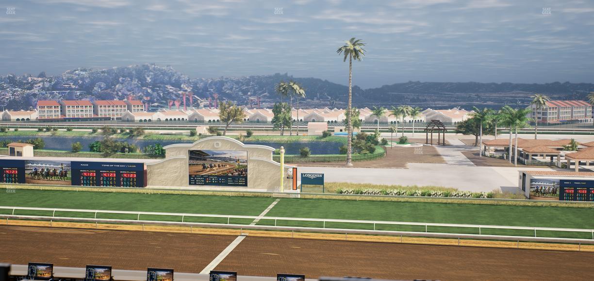 Del Mar Thoroughbred Club - Section Turf Club Lvl 4 Tbl 413 Seat View