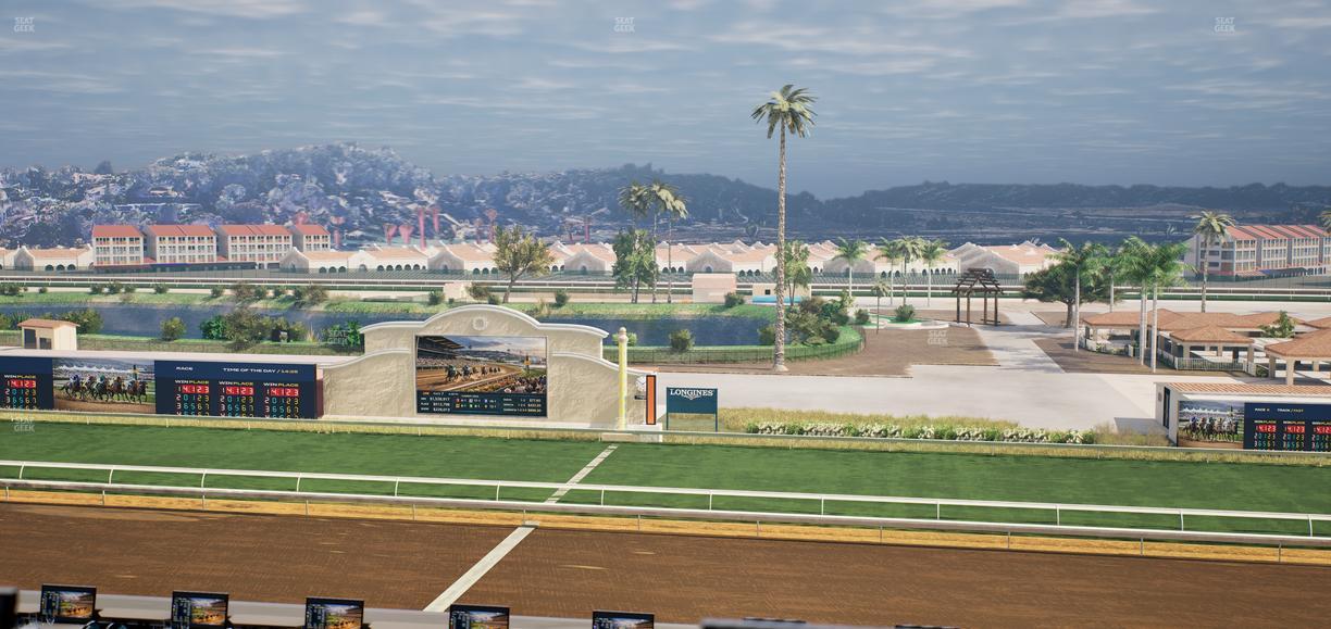 Del Mar Thoroughbred Club - Section Turf Club Lvl 4 Tbl 414 Seat View