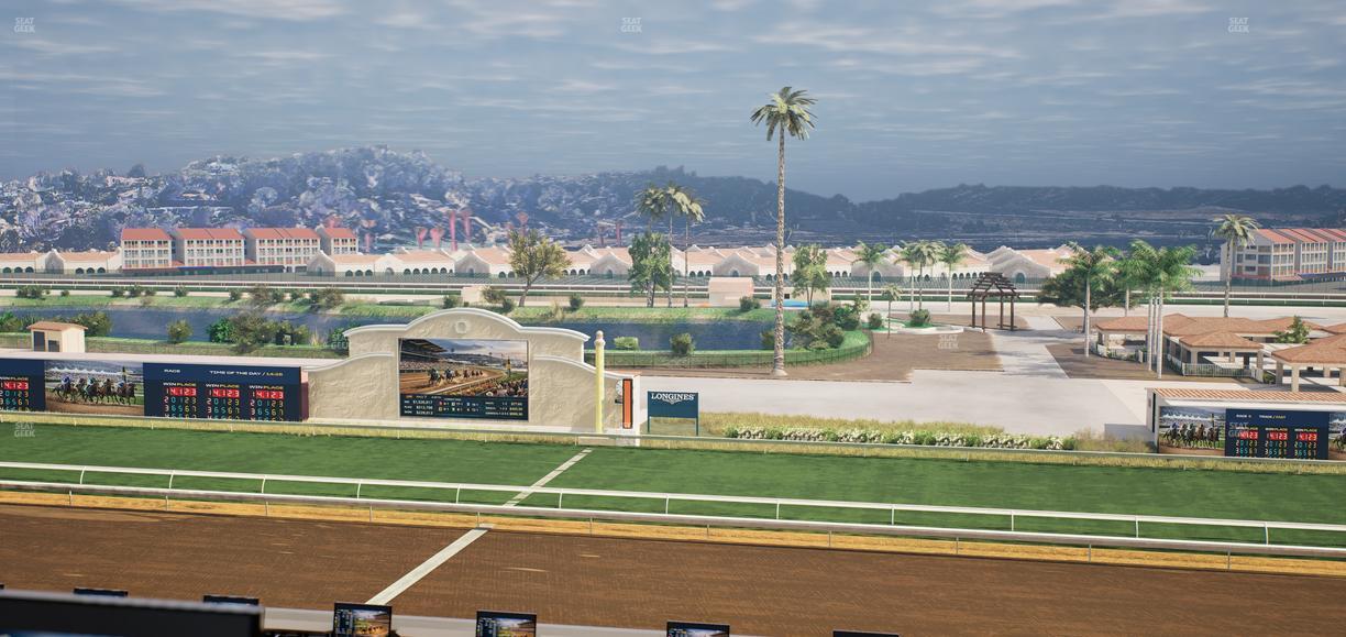 Del Mar Thoroughbred Club - Section Turf Club Lvl 4 Tbl 417 Seat View