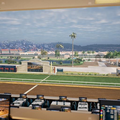 Del Mar Thoroughbred Club - Section Turf Club Lvl 4 Tbl 417 Seat View