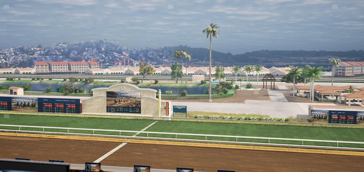 Del Mar Thoroughbred Club - Section Turf Club Lvl 4 Tbl 418 Seat View