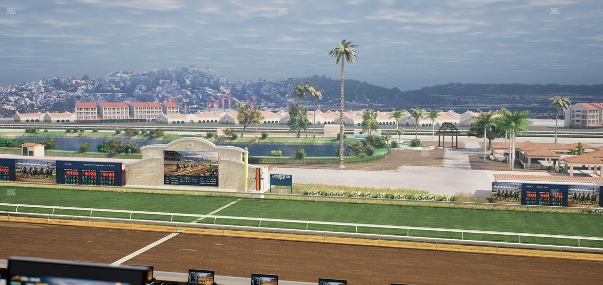Del Mar Thoroughbred Club - Section Turf Club Lvl 4 Tbl 422 Seat View