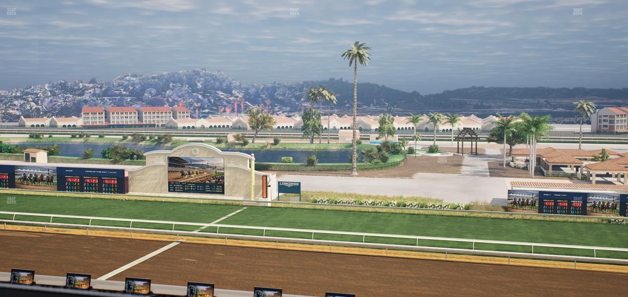 Del Mar Thoroughbred Club - Section Turf Club Lvl 4 Tbl 423 Seat View