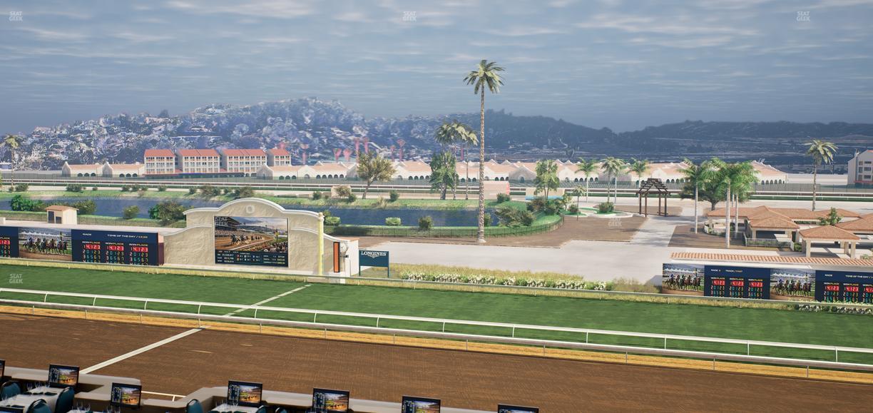 Del Mar Thoroughbred Club - Section Turf Club Lvl 4 Tbl 428 Seat View