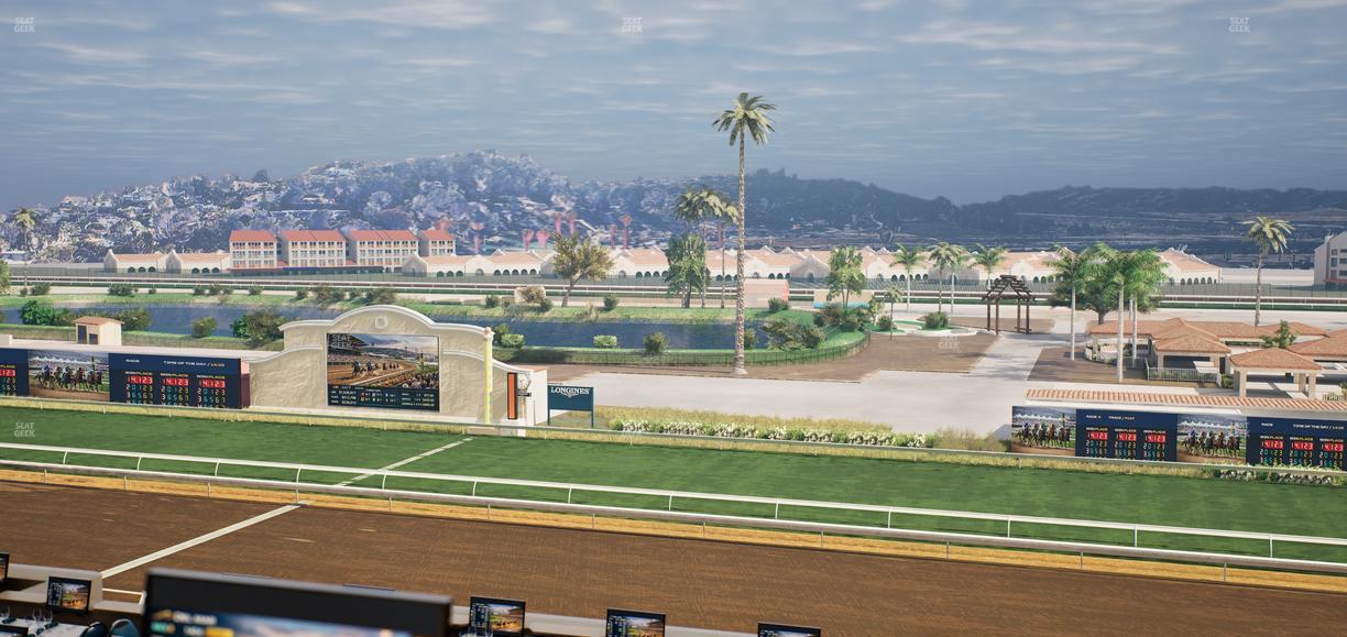 Del Mar Thoroughbred Club - Section Turf Club Lvl 4 Tbl 429 Seat View