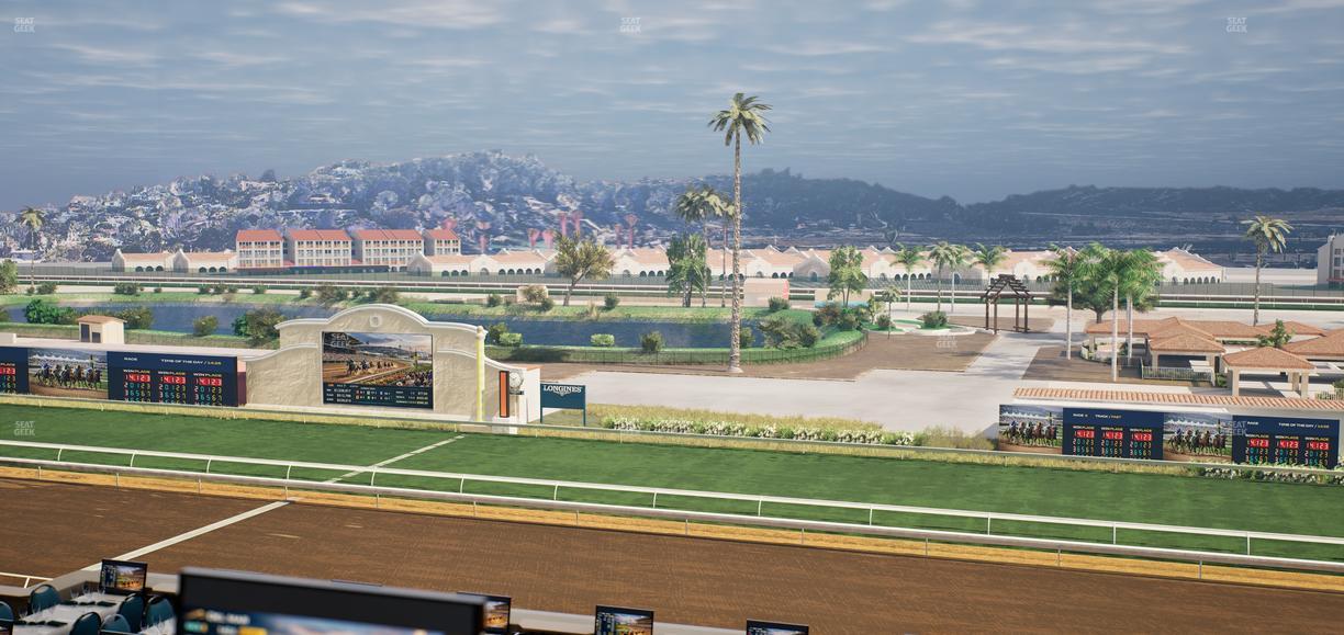 Del Mar Thoroughbred Club - Section Turf Club Lvl 4 Tbl 430 Seat View