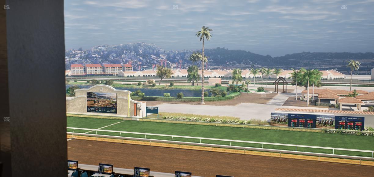 Del Mar Thoroughbred Club - Section Turf Club Lvl 4 Tbl 432 Seat View